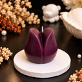 Load image into Gallery viewer, Royal Plum Tulip Candle