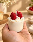 Load image into Gallery viewer, Strawberry Cream Cake Candle