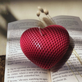 Load image into Gallery viewer, Heart Shape Candle (Red)