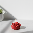 Load image into Gallery viewer, Small Red Rose Candle