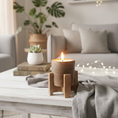Load image into Gallery viewer, Wood jar candle
