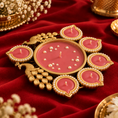 Load image into Gallery viewer, Peacock Pearl Urli Candle Set