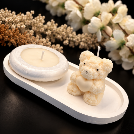 Teddy Love Candle Set