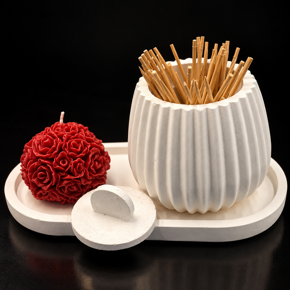 Crimson Rose Serenity Candle Set
