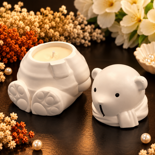 Cuddle Bear Candle Jar