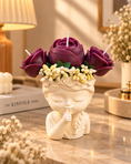 Load image into Gallery viewer, Burgundy Bloom Girl Candle
