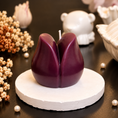 Load image into Gallery viewer, Royal Plum Tulip Candle

