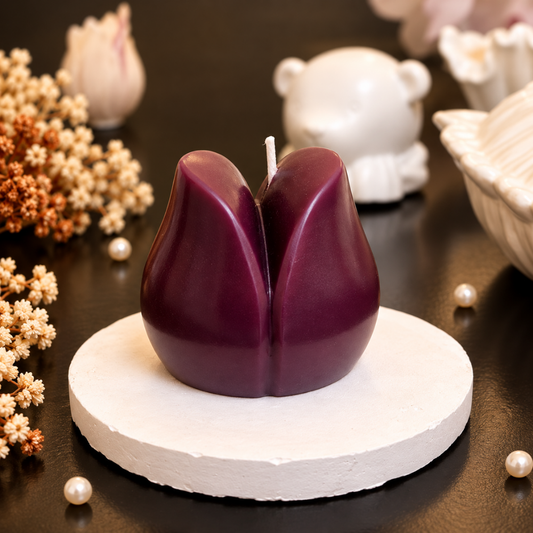 Royal Plum Tulip Candle