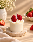 Load image into Gallery viewer, Strawberry Cream Cake Candle
