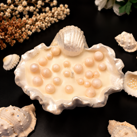 Ocean Pearl Shell Candle