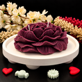 Load image into Gallery viewer, Royal Plum Rose Bloom Candle
