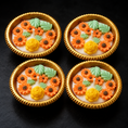 Load image into Gallery viewer, Golden Blossom Garden Urli Candle Set(SET OF 4)
