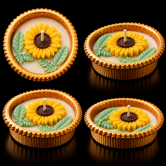 Golden Sunflower Urli Candle(SET OF 4)