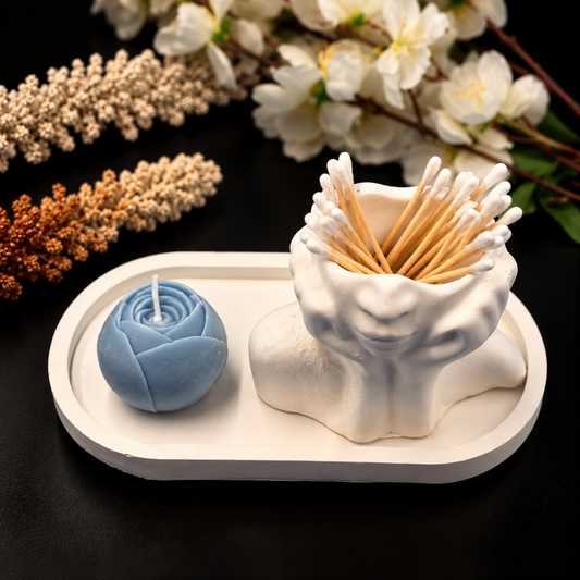 Blue Rose Serenity Candle Set