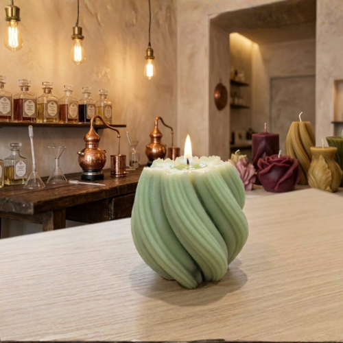 Wave Twisted Candle
