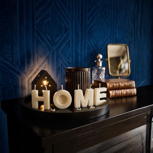 Home Shape Candle Set