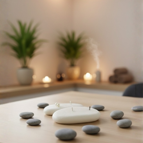 Pebble Shape Candle