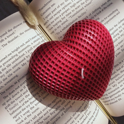 Heart Shape Candle (Red)
