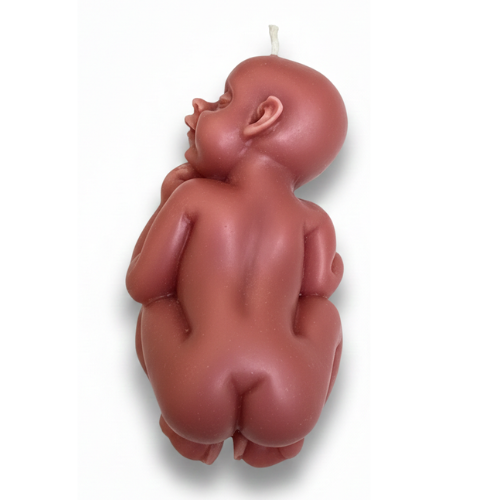 Sleepy Naked Baby Candle