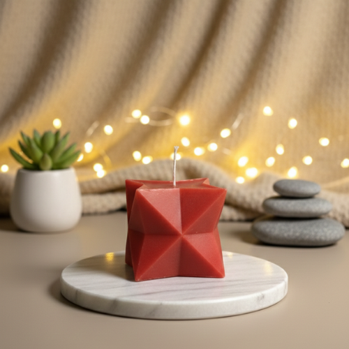 Square Star Shape Candle