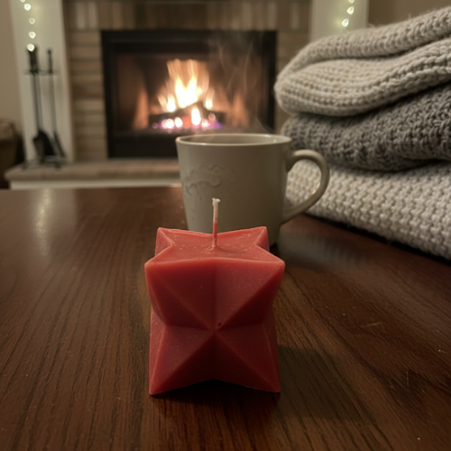 Square Star Shape Candle