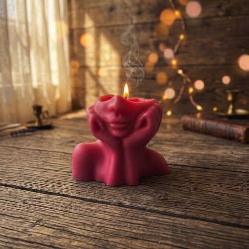 Cheek Support Shape Candle