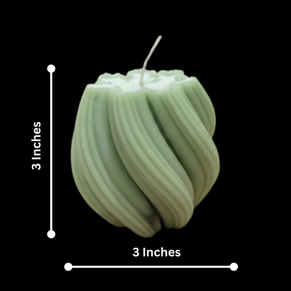 Wave Twisted Candle