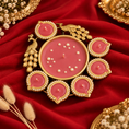 Load image into Gallery viewer, Peacock Pearl Urli Candle Set
