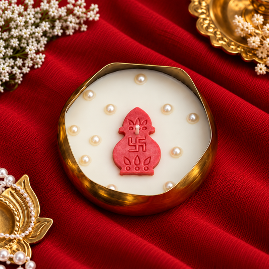 Traditional urli Candle